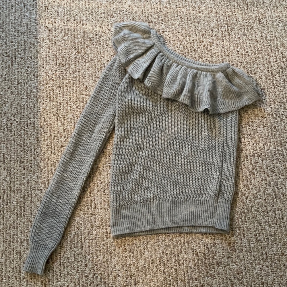 Rebecca Taylor one shoulder sweater